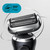 Electric Shaver, Series 7, Black with SmartCare center and beard trimmer attachment, 7075cc