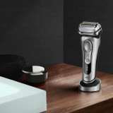 Electric Shaver, Series 9, Silver with charging stand, 9330s