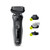 Electric Shaver, Series 5, White with body groomer and precision trimmer attachments, and charging stand, 5050cs