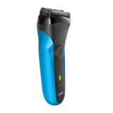 Electric Shaver, Series 3, Blue with protection cap, 310s