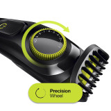 Beard Trimmer 3 for Face and Hair, Black/Volt Green with precision dial, BT3221